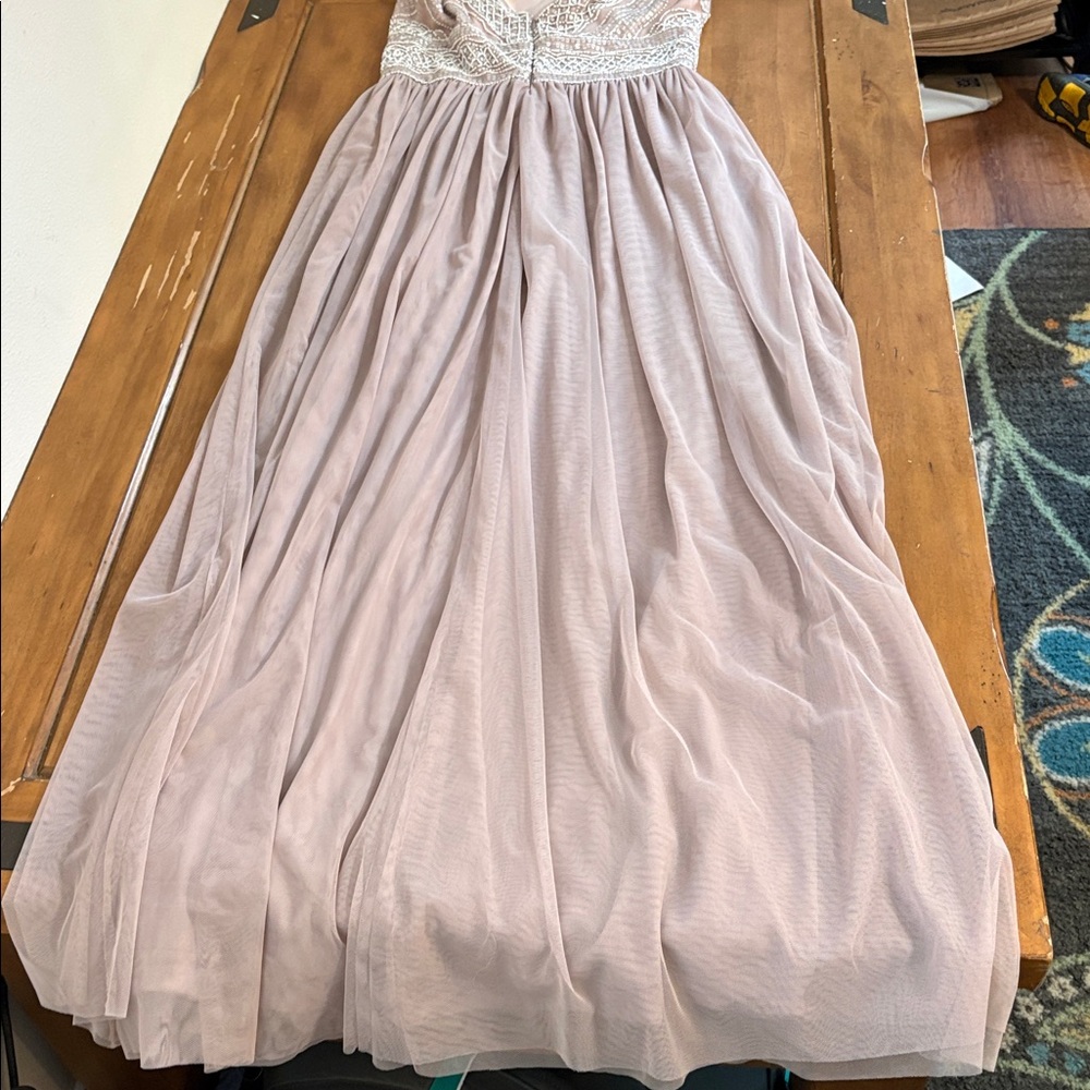 Adrianna Papell Mauve Maxi Dress Size 2 - Picture 12 of 14